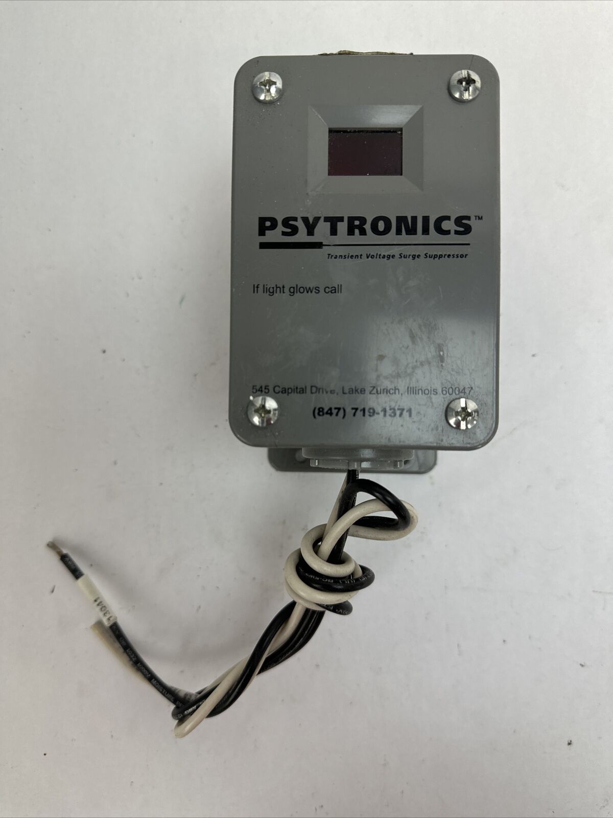 PSYTRONICS P1301 TRANSIENT VOLTAGE SURGE SUPRESSOR 120 VOLTS SINGLE PHASE