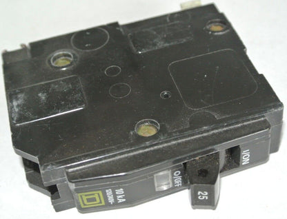 SQUARE D 25A CIRCUIT BREAKERS - LOT of 2 - 120/240V -