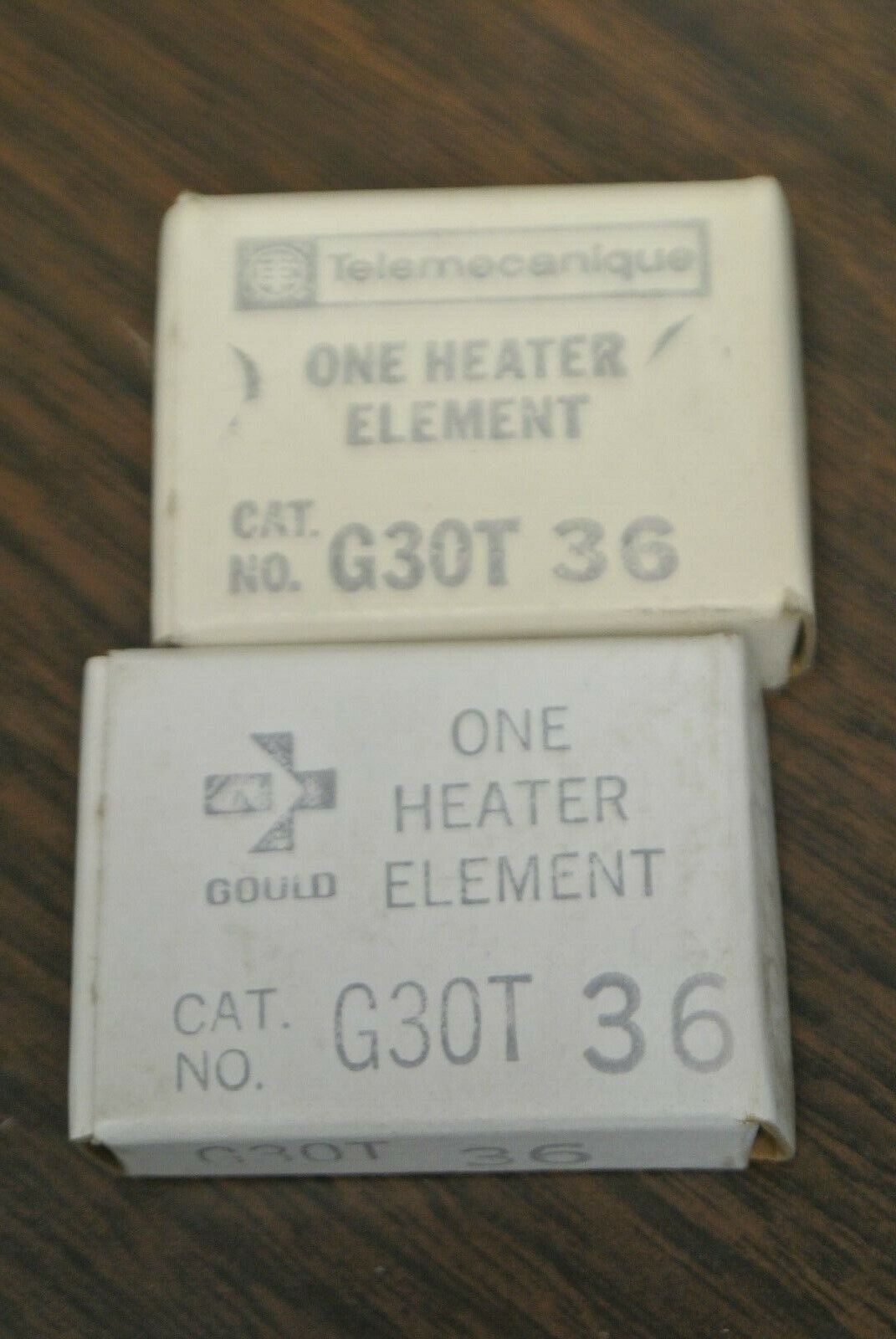 LOT of 2 / GOULD / TELEMECANIQUE G30T36 OVERLOAD HEATER ELEMENT / NEW SURPLUs