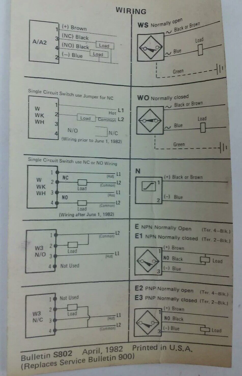 R.B.DENISON NJ15+U+WS-559 , PROXIMITY SENSOR SWITCH, 3 PIN, OUTPUT 20-250VAC