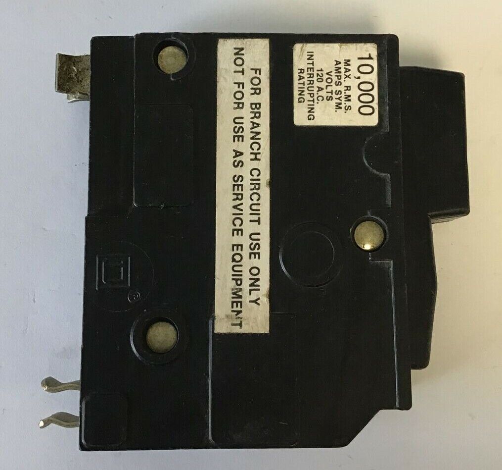 SQUARE D QO120K ALLEN WRENCH CIRCUIT BREAKER 20A 120/240VAC 50/60HZ  1POLE