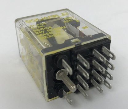 SQUARE D 8501 RS4V14 MINIATURE G.P. RELAY, 24V 50-60HZ, SERIES B, *NEW*