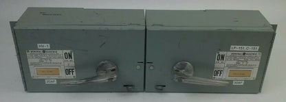GE TYPE QMR QMR361L QMR361R TWIN FUSIBLE INTERRUPTER SWITCH 30A  600V W/HARDWARE
