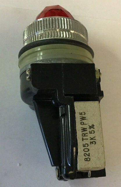 GENERAL ELECTRIC CR104C322 OILTIGHT INDICATOR LIGHT RED 115V AC/DC