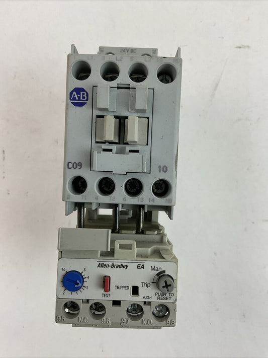 ALLEN BRADLEY STARTER 100-C09Z*10 CONTACTOR COIL 24VDC 193-EA1EB SER B 1.6-5.0A