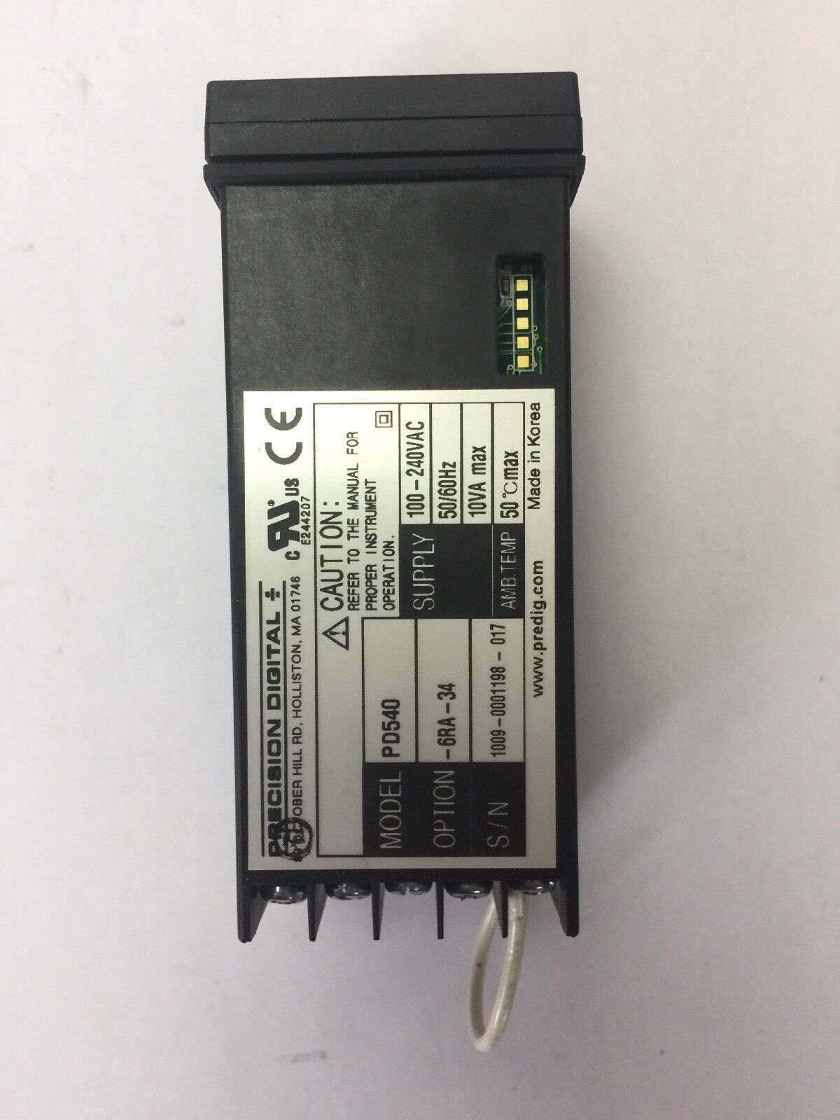 PRECISION DIGITAL PD540-6RA-34 DIGITAL CONTROLLER 100-240VAC 50/60HZ 10VA