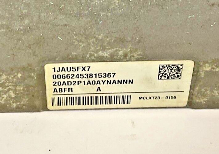 ALLEN BRADLEY 20AD2P1A0AYNANNN AC DRIVE SER.A 480V FRM:2.005