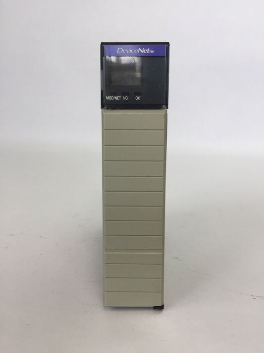 ALLEN BRADLEY 1756-DNB DEVICENET COMMUNICATION MODULE SER B CAT REV A02 F/W REV