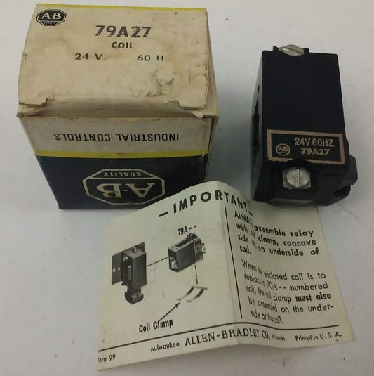 ALLEN BRADLEY 79A27, COIL, 24V @ 60HZ, RENEWAL PARTS