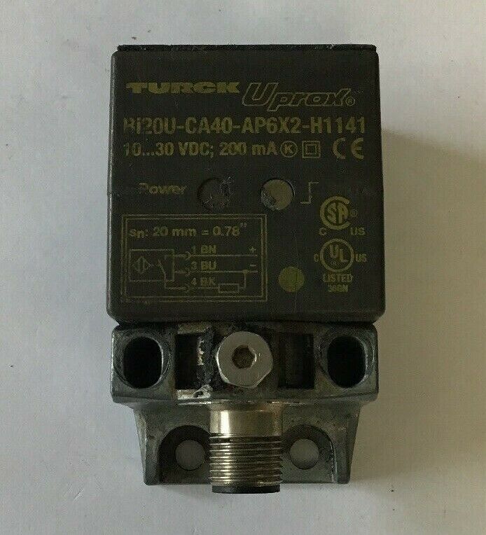 TURCK BI20U-CA40-AP6X2-H1141, SENSOR, 10-30VDC, 200MA, **(LOTOF6)**