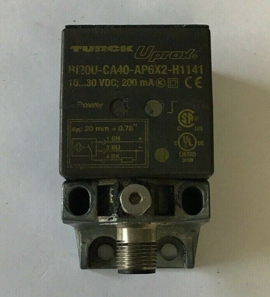 TURCK BI20U-CA40-AP6X2-H1141, SENSOR, 10-30VDC, 200MA, **(LOTOF6)**
