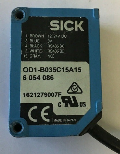 SICK OD1-B035C15A15 DISTANCE SENSOR 24VDC