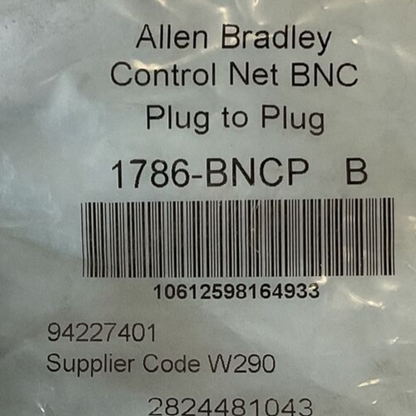 1786-BNCP COAXIL CONNECTOR PLUG TO PLUG CONTROL NET BNC ****LOTOF3****