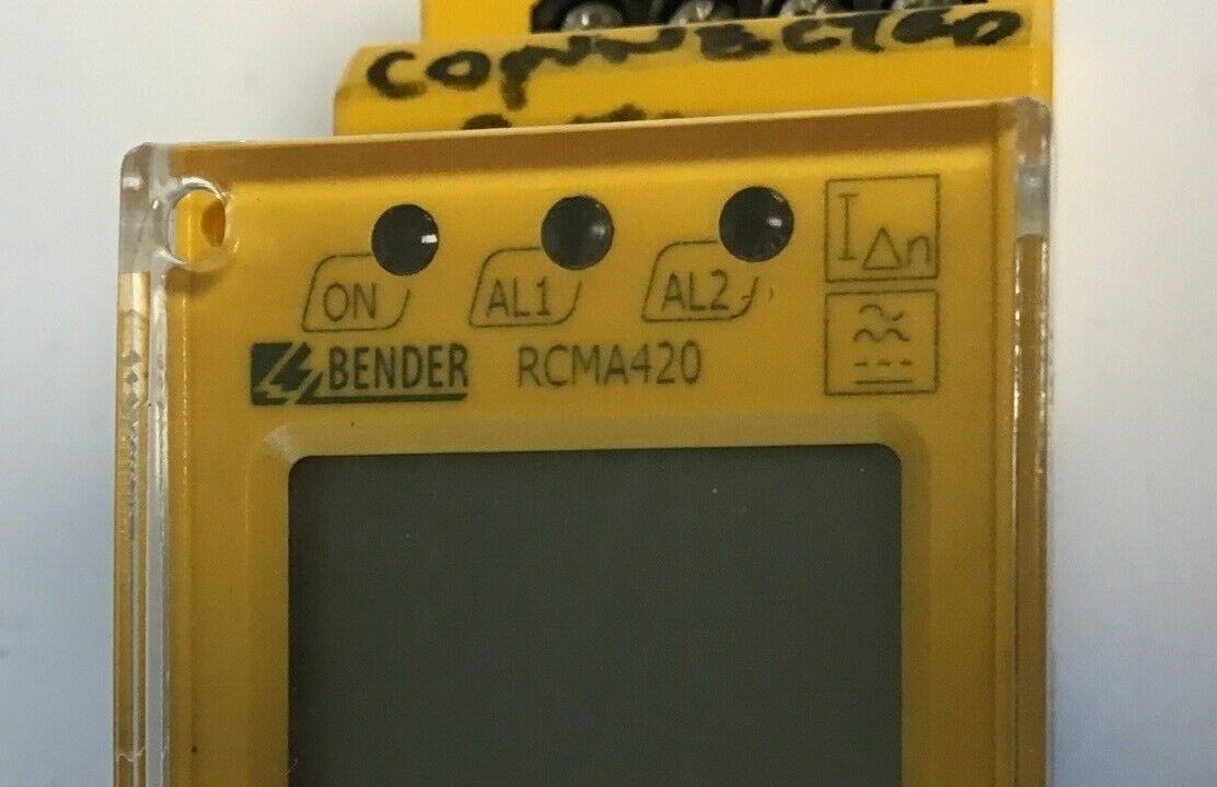 BENDER RCMA420 250VAC 5A RESIDUAL CURRENT MONITOR