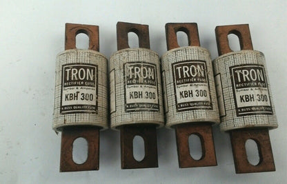 Bussmann KBH-300 Tron Rectifier Fuse KBH300 500 VOLTS (LOT OF 4)