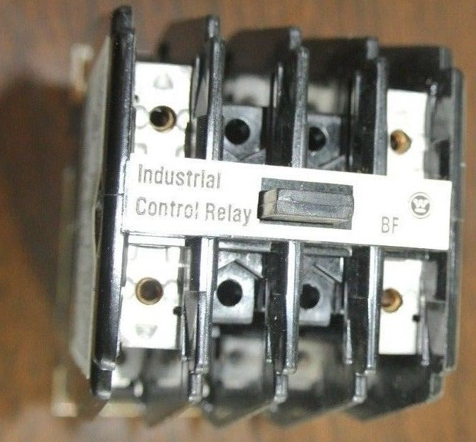 WESTINGHOUSE BFE51F INDUSTRIAL CONTROL RELAY, TYPE BF 300V, 10A - NEW SURPLUS
