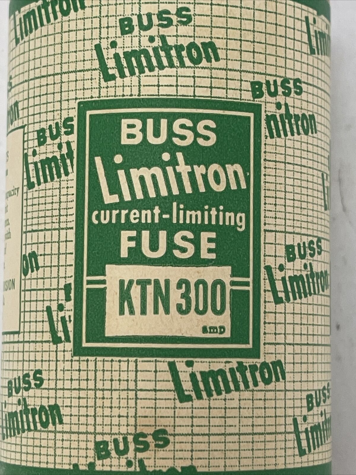 BUSSMANN KTN300 LIMITRON CURRENT LIMITING FUSE 300AMP 250V