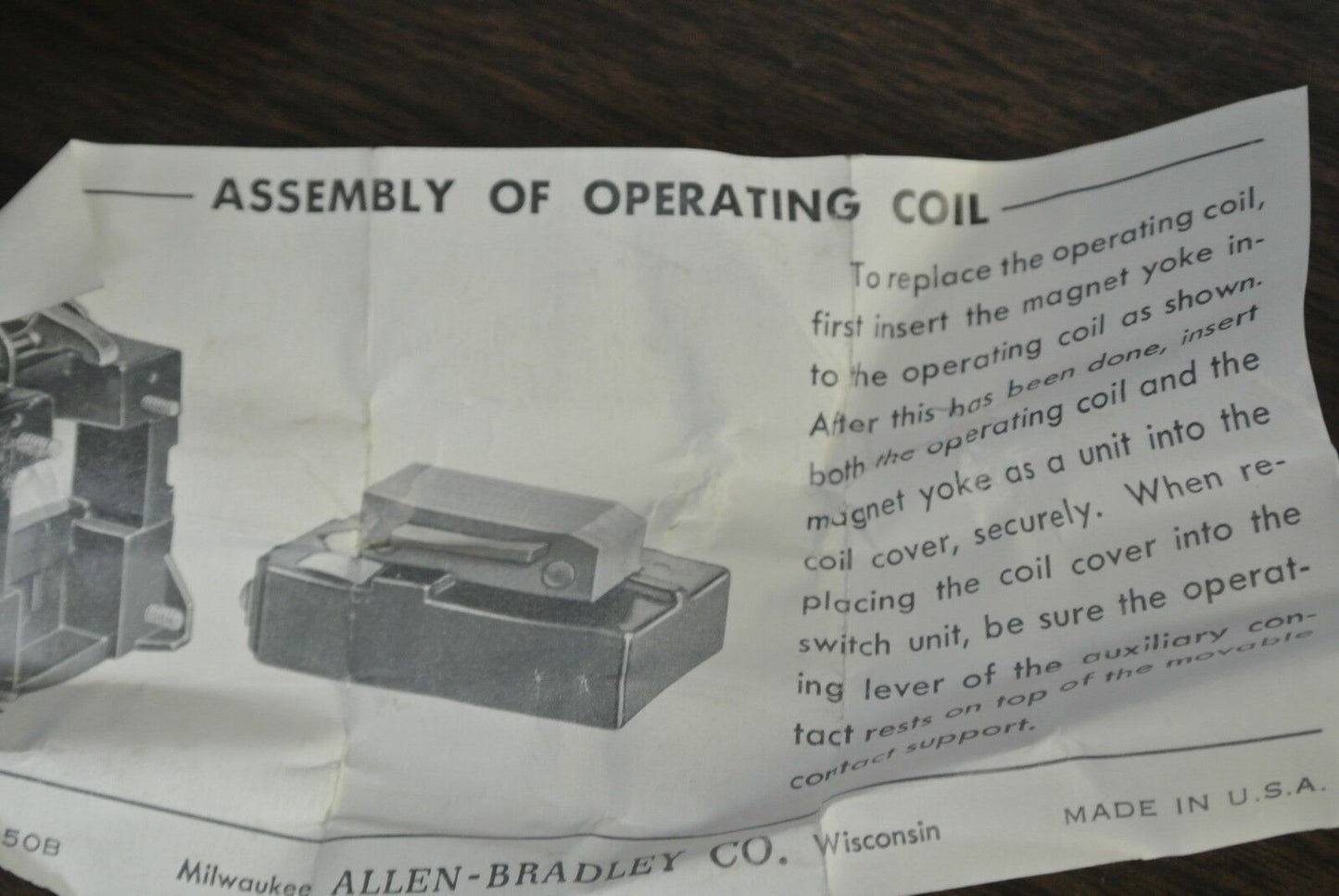 ALLEN-BRADLEY 73A803 - OPERATING COIL, SIZE 3 - 110/120V, 50/60Hz - NEW SURPLUS