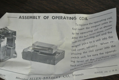 ALLEN-BRADLEY 73A803 - OPERATING COIL, SIZE 3 - 110/120V, 50/60Hz - NEW SURPLUS