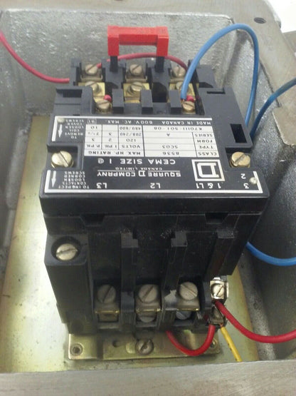 SQUARE D CLASS 8536 TYPE SCR3 8536-SCR3 EXPLOSION PROOF ENCLOSURE FORM A SER. A