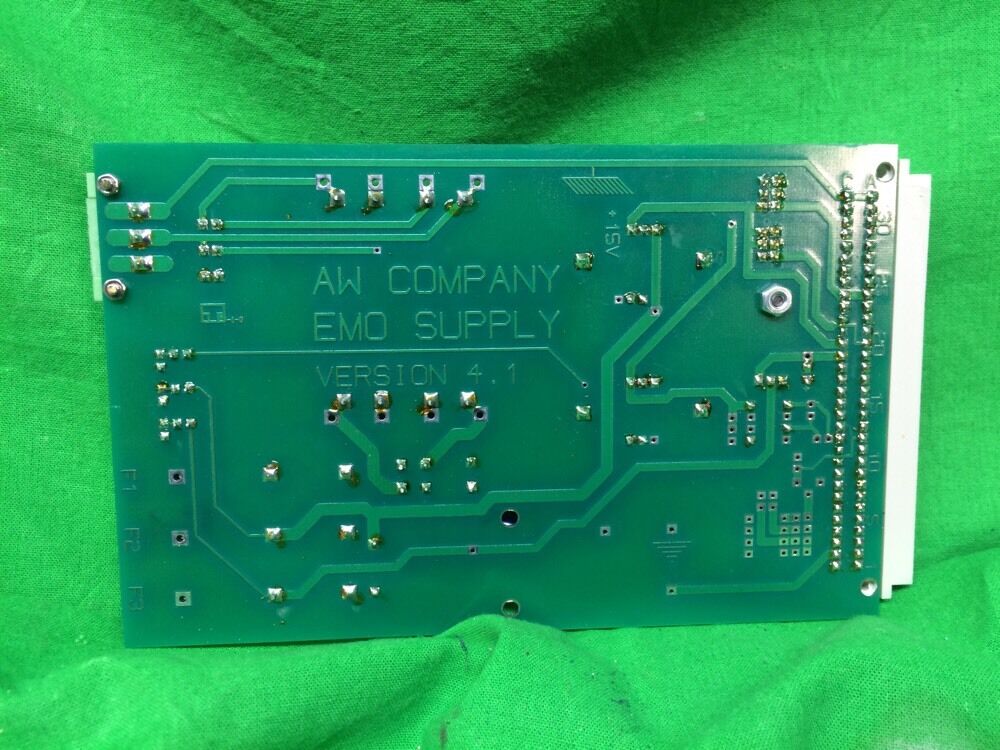 AW COMPANY CONTROL BOARD EMO-3000 V1.0 W/RACK AND POWER SUPPLY