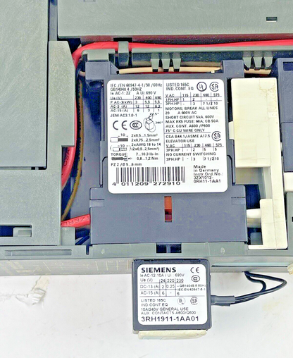 SIEMENS - 3RK1301-1EB00-0AA2/ 3RV1011-0EA10/ 3RH1911-1AA01/ 3RK 1903-2AA00