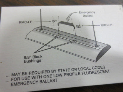 BALLAST BRACKET / CLIP SET - NO NAME or PART NUMBER - SEE PICS - ELECTRICIAN new