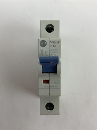 ALLEN BRADLEY 1492-SPM1D040 CIRCUIT BREAKER 277VAC 48VDC SER D 4A