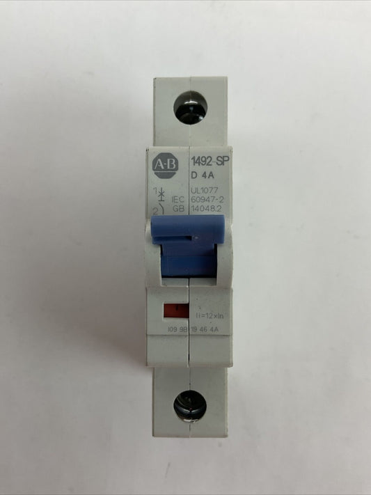 ALLEN BRADLEY 1492-SPM1D040 CIRCUIT BREAKER 277VAC 48VDC SER D 4A