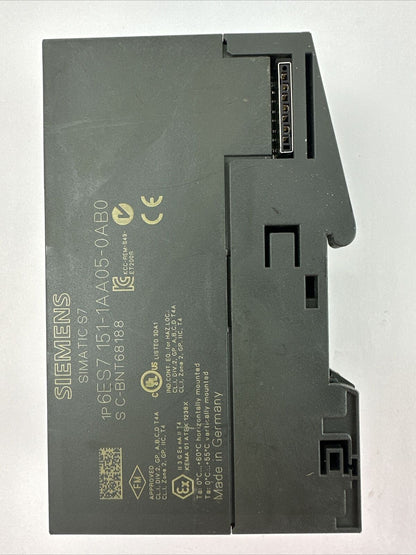 SIEMENS 1P 6ES7 151-1AA05-0AB0 INTERFACE MODULE 24VDC
