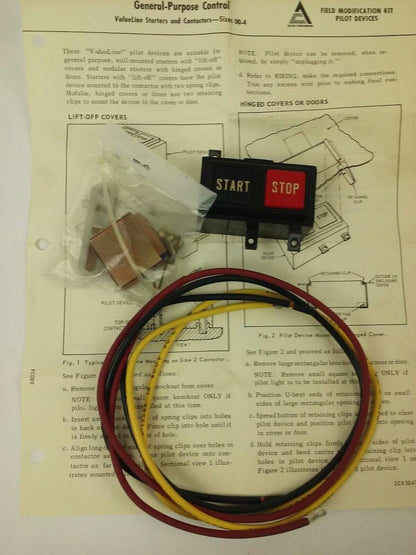 ALLIS CHALMERS  25-107-199-801, START STOP P.B. KIT, NEW SURPLUS