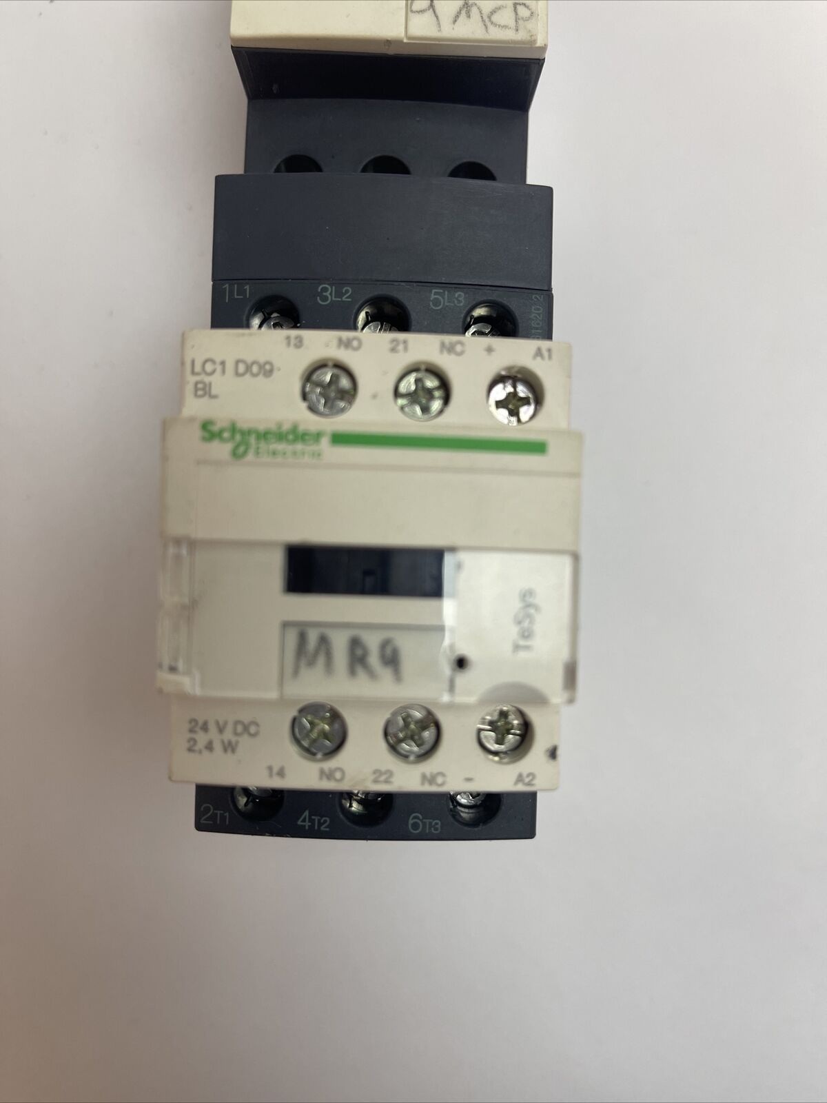 SCHNEIDER LC1 D09 BL CONTACTOR LAD4TBDL 24V GV2ME10 MANUAL MOTOR STARTER GV1G09