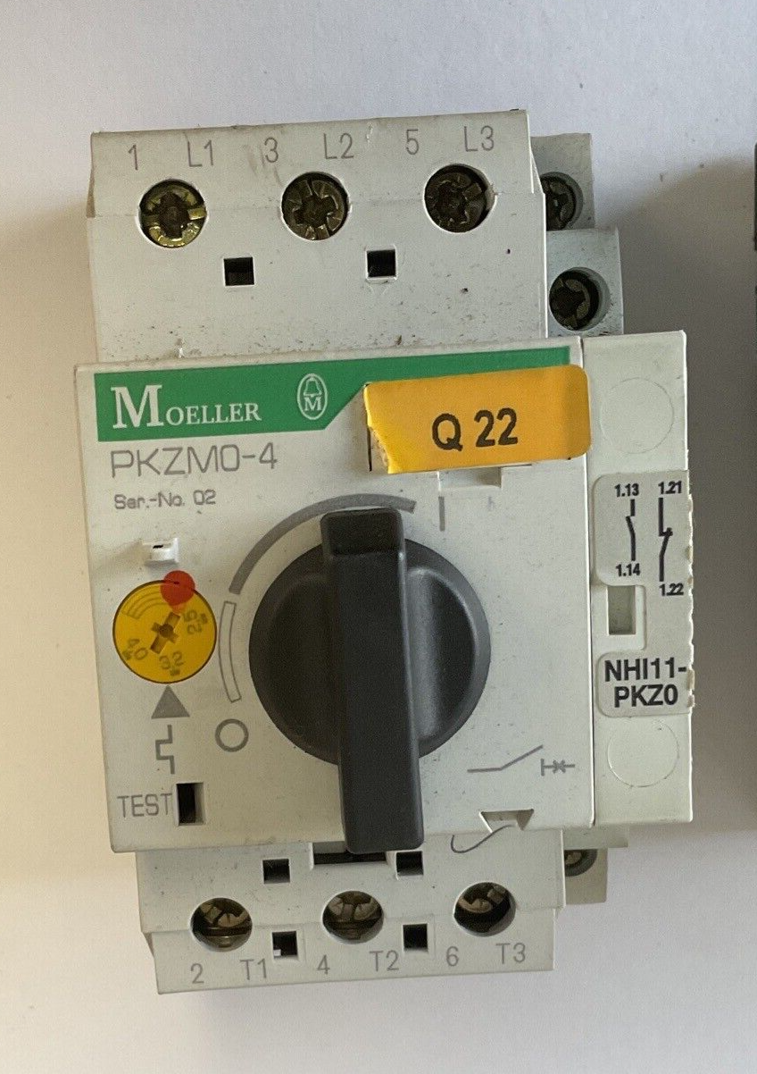 MOELLER PKZM0-4 MOTOR CIRCUIT BREAKER SER.2&4 4A ***LOTOF3***