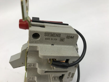 Siemens MMSKG1A Manual Switch Max, Voltage/HP 575VAC 3 HP/75VAC 10 HP 1/3 Phase