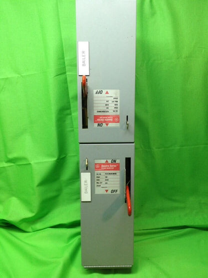 GE SPECTRA SERIES FUSIBLE PANELBOARD SWITCH 30 AMP 600V 3 POLE ADS36030HD