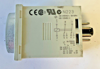 ALLEN BRADLEY 700-HRM12TA17 ON-DELAY TIMING RELAY SER.C 120VAC 1/6HP 125VDC