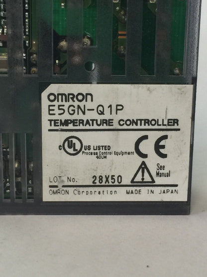 OMRON E5GN-Q1P TEMPERATURE CONTROLLER 111-240VAC OUTPUT 21mA 12VDC