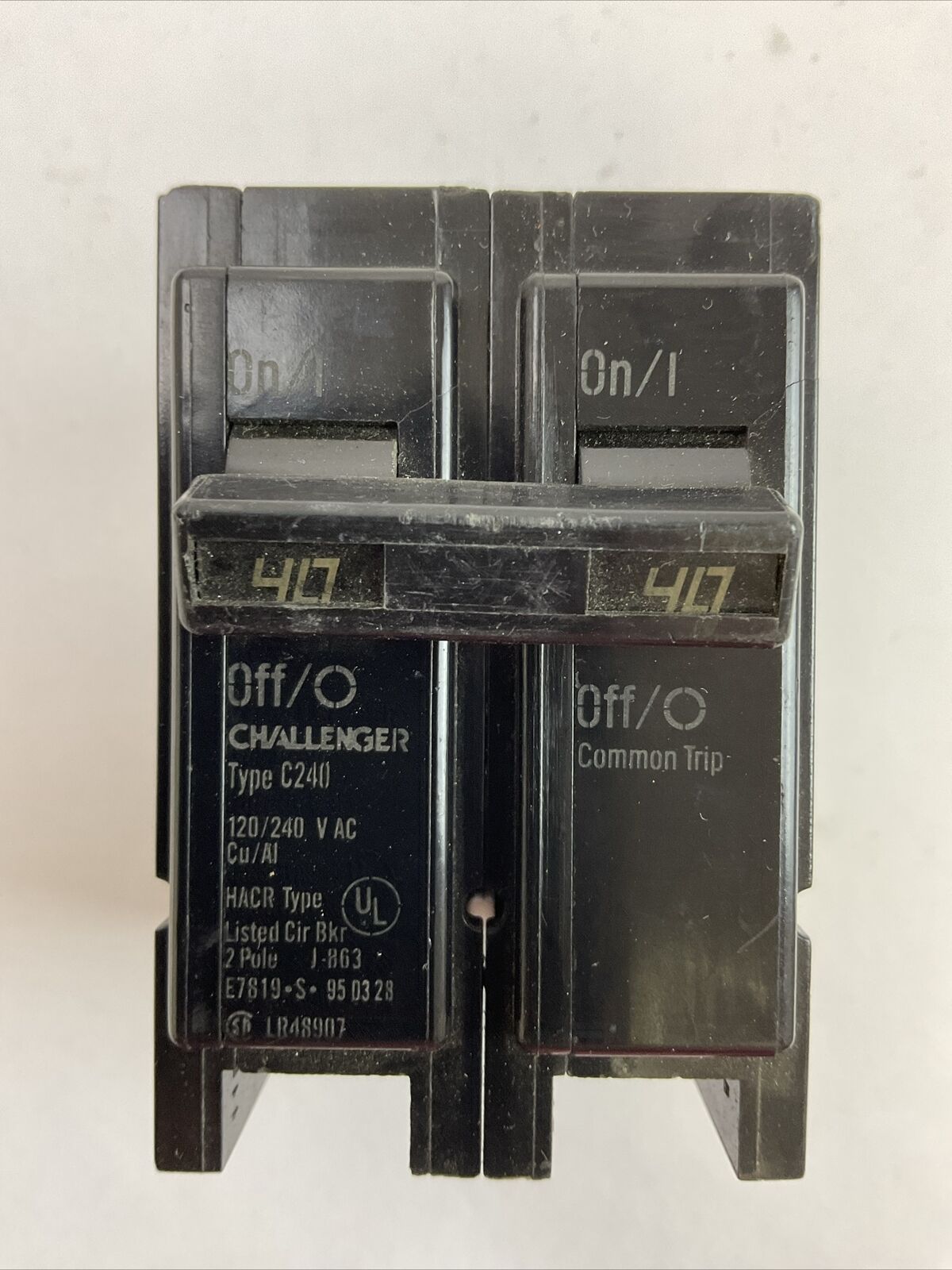 CHALLENGER C240 CIRCUIT BREAKER 2POLE 40AMP 120/240VAC