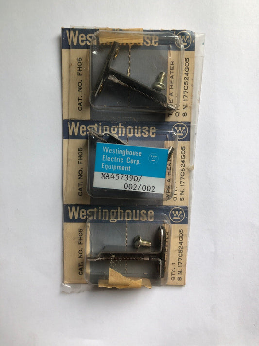 LOT OF (3) Westinghouse FH05 Overload Heater