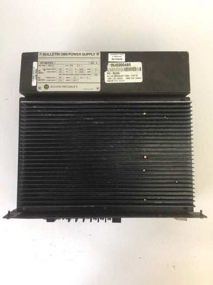 ALLEN BRADLEY 1389-PAT10 POWER SUPPLY SER A OUTPUT 310VDC 33A 10KW  INPUT 230VAC