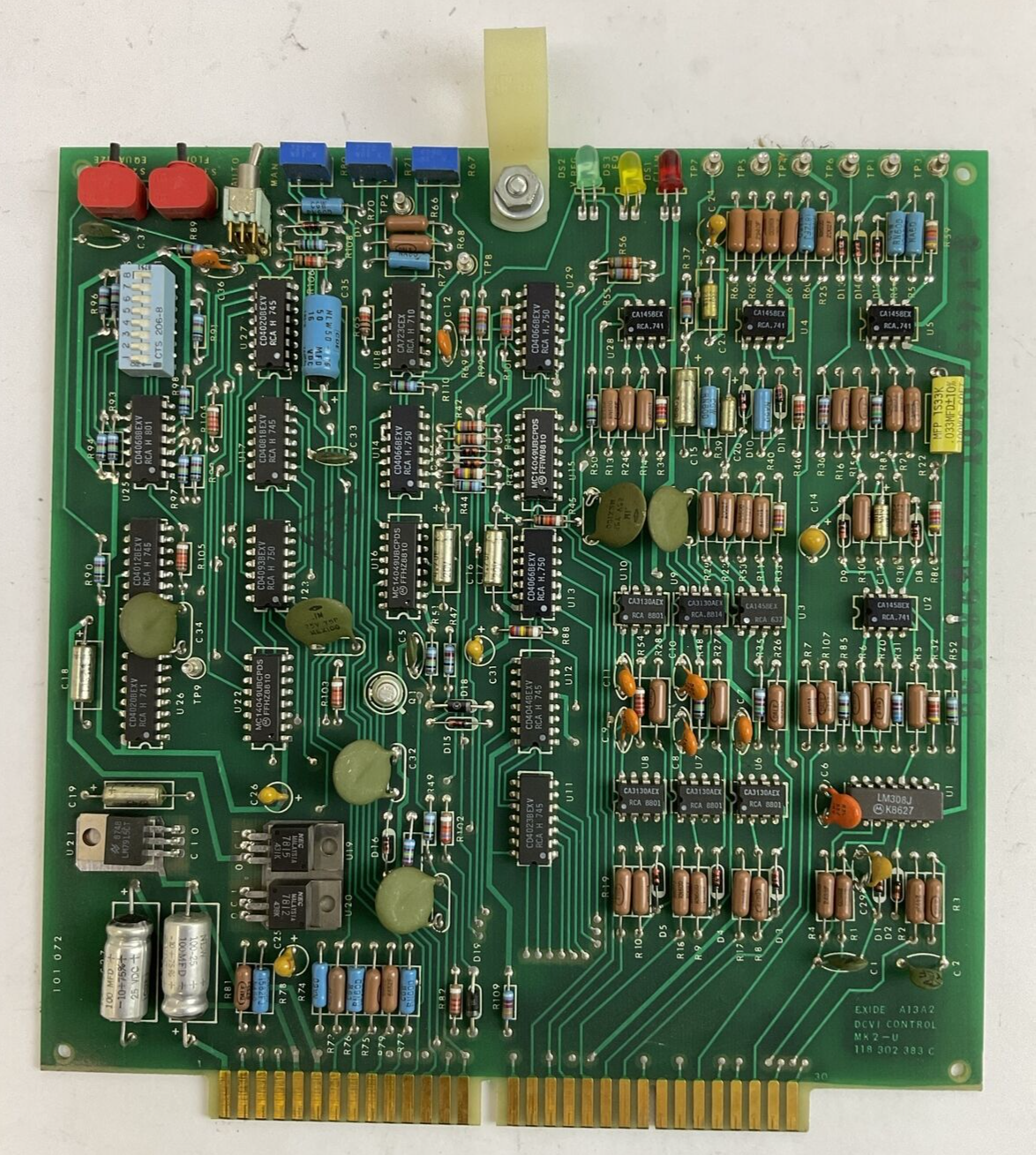 EXIDE A13A2 DCVI CONTROL MK 2-U 118 302 383 C CIRCUIT BOARD