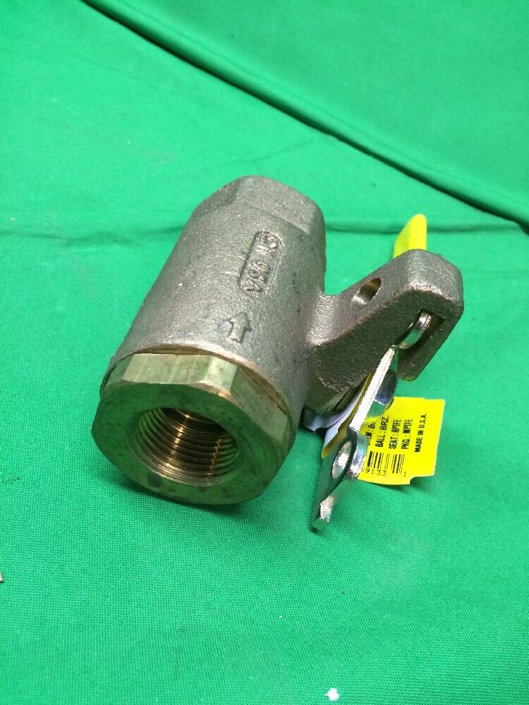 APOLLO 75-104-41 BALL VALVE 1/2" NPT WITH AUTOMATIC DRAIN, LATCH LEVER