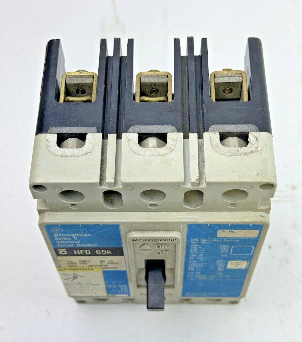 WESTINGHOUSE - HFD3070 - INDUSTRIAL CIRCUIT BREAKER - 3 POLE/ 70 A/ 600 VAC