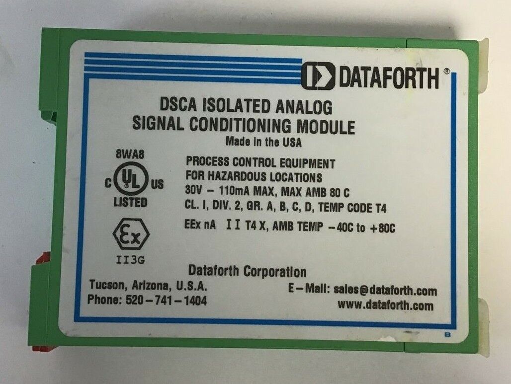 DATAFORTH DSCA41-03 ISOLATED V, WIDEBAND INPUT MODULE