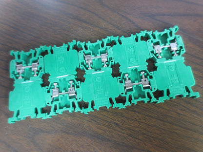 A-B 1492-HM1 / 1492-HM1G TERMINAL BLOCKS GREEN - NEW SURPLUS - LOT of 10