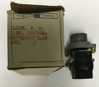 GE CR2940UW234A2 ILLUMINATED PUSHBUTTON 115V 50/60HZ