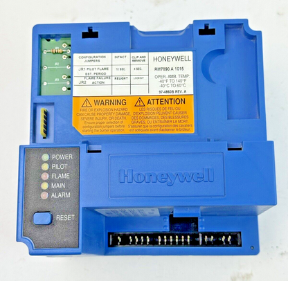 HONEYWELL - RM7890 A 1015 - ULTRAVIOLET FLAME AMPLIFIER - BURNER CONTROL -DESCR.
