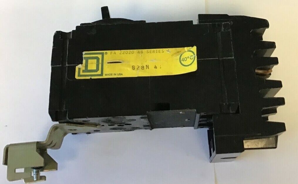 SQUARE D FA22020AB CIRCUIT BREAKER 20AMP 2POLE 240VAC/250VAC