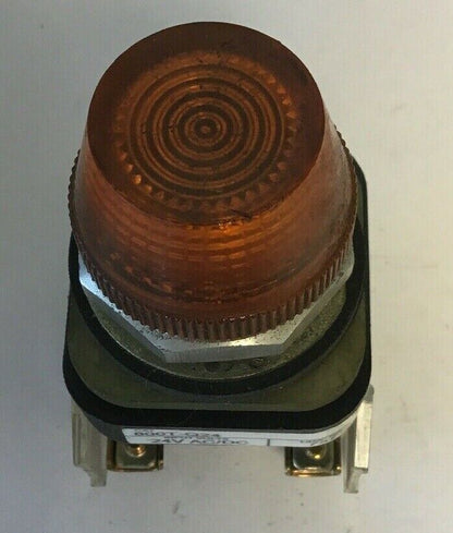 ALLEN BRADLEY 800T-Q24 SER.T ORANGE PILOT LIGHT 24VAC/DC #757 LAMP