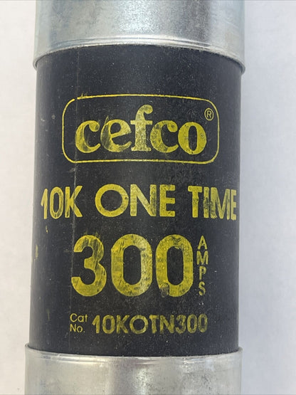 CEFCO 10KOTN300 10K ONE TIME CLASS H IR 10KA FUSE 250V 300AMP